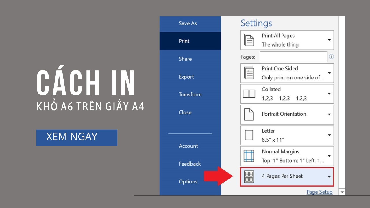 Cách In A6 Trên Giấy A4: Hướng Dẫn Chi Tiết Và Mẹo Hữu Ích