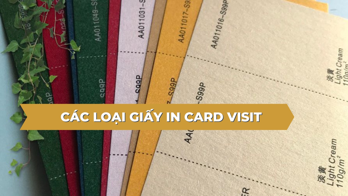 Hướng dẫn cách chọn giấy in card visit chuẩn