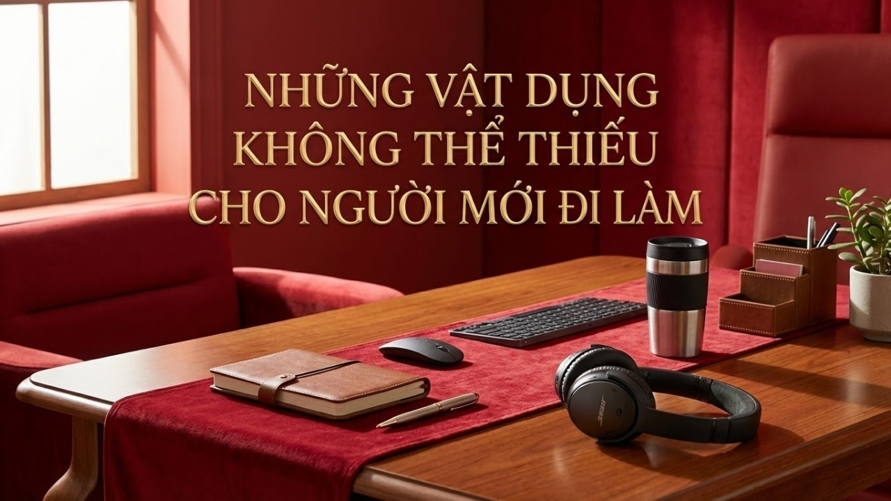 Những vật dụng không thể thiếu cho người mới đi làm