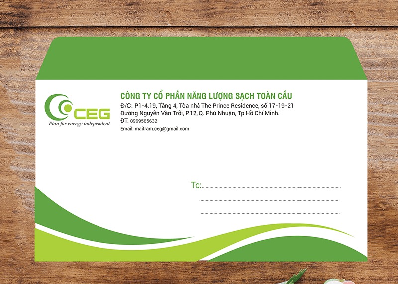 Nội dung cần có trên phong thư A4
