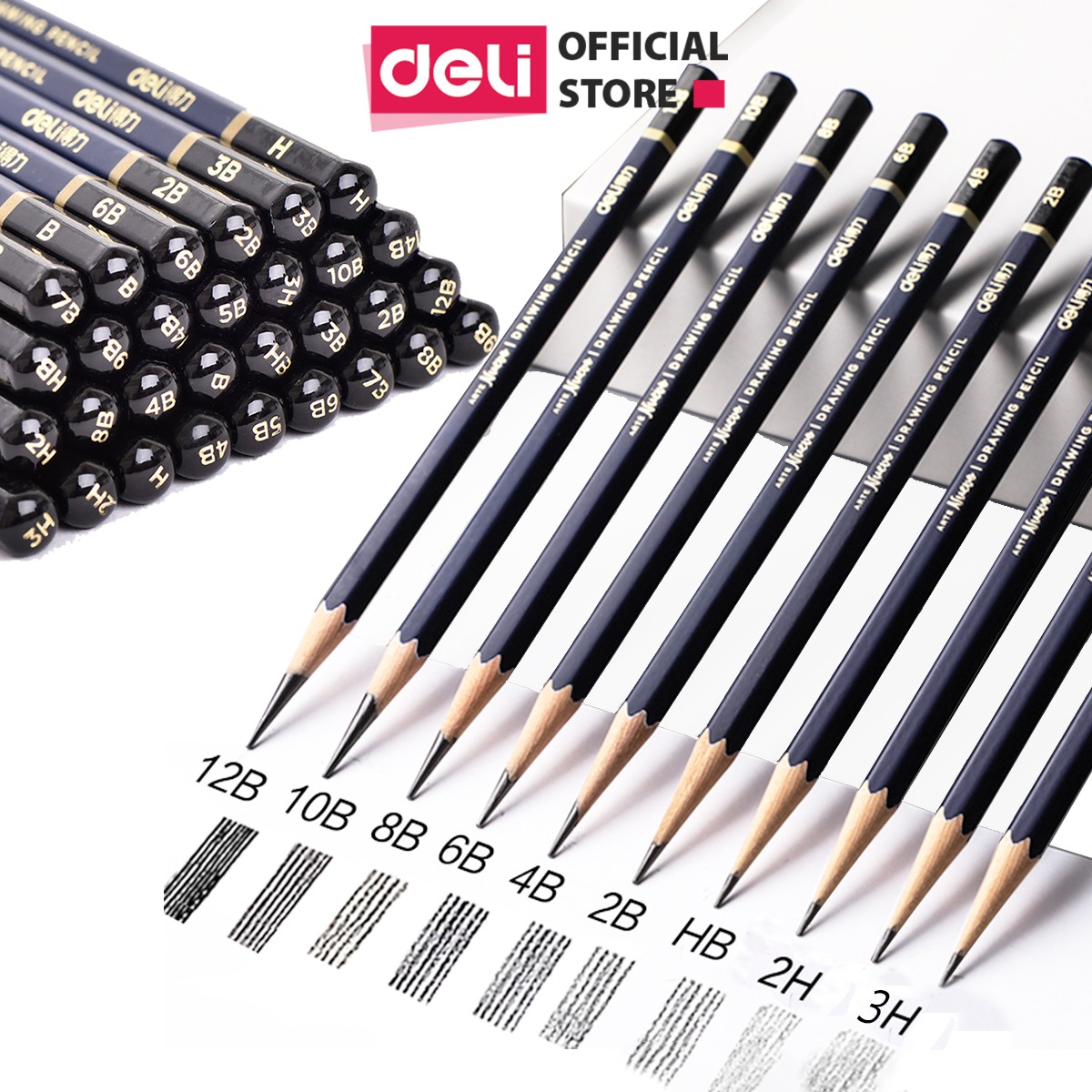 Bút chì 8B Deli Nuevo S999