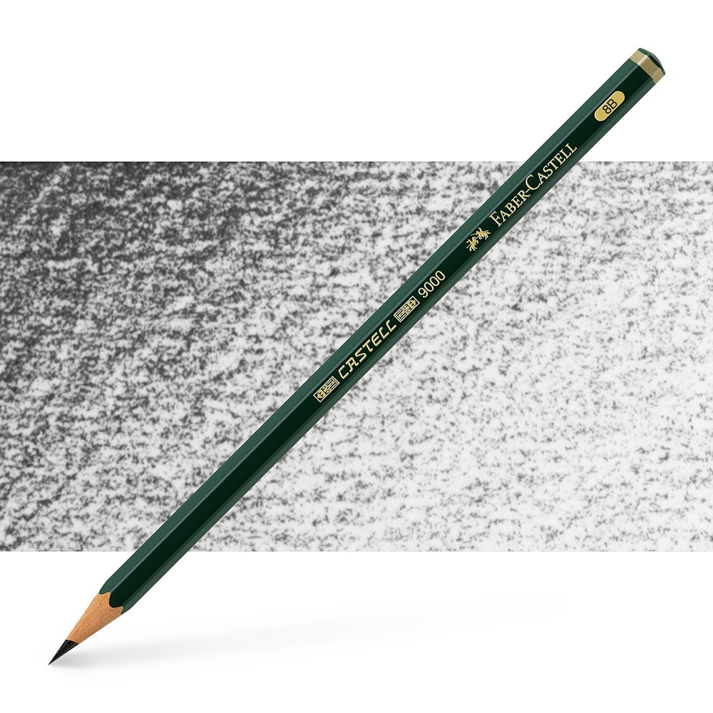 Bút chì đen Faber Castell 9000 8B