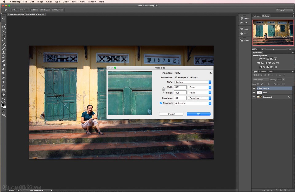 Để có bản in ảnh A4 rõ nét, file ảnh cần có độ phân giải 300 DPI trở lên