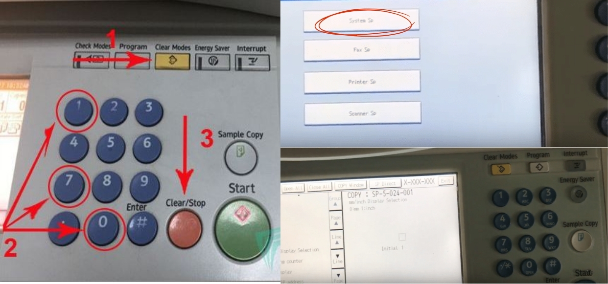 Đặt lại khổ giấy A3 trong máy in bằng mã Code 
