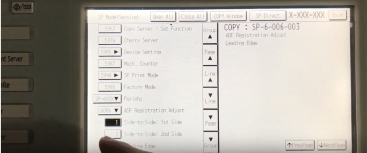 Chọn code 606 để tránh lỗi giấy in đen