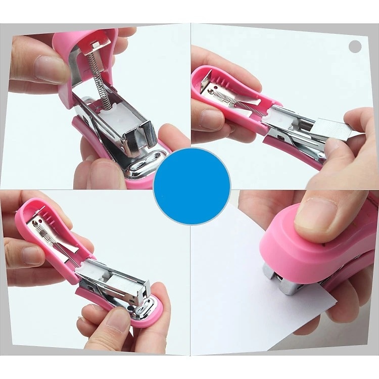 Cách khắc phục ghim bấm giấy không ra kim khi hết kim là thêm kim mới vào