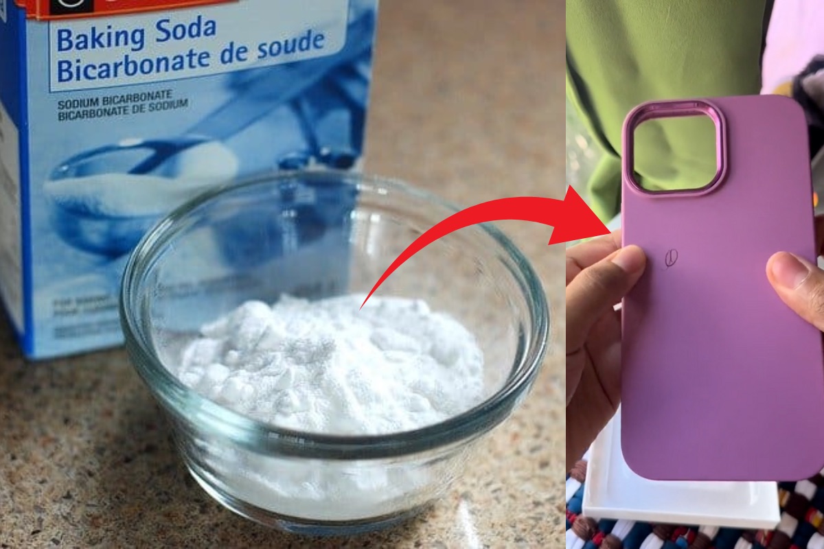 Baking soda là giải pháp làm sạch mực bút bi trên silicon tự nhiên