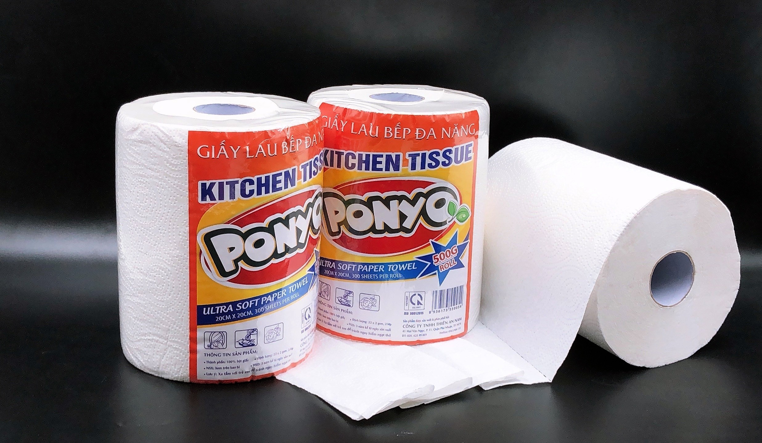 Khăn giấy bếp cặp Ponyo cao cấp kháng khuẩn