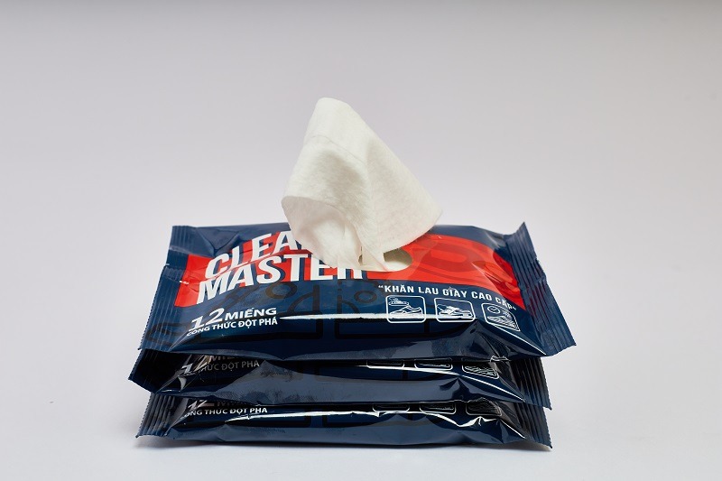 Giấy ướt lau giày dạng gói nhỏ tiện lợi Clean Master