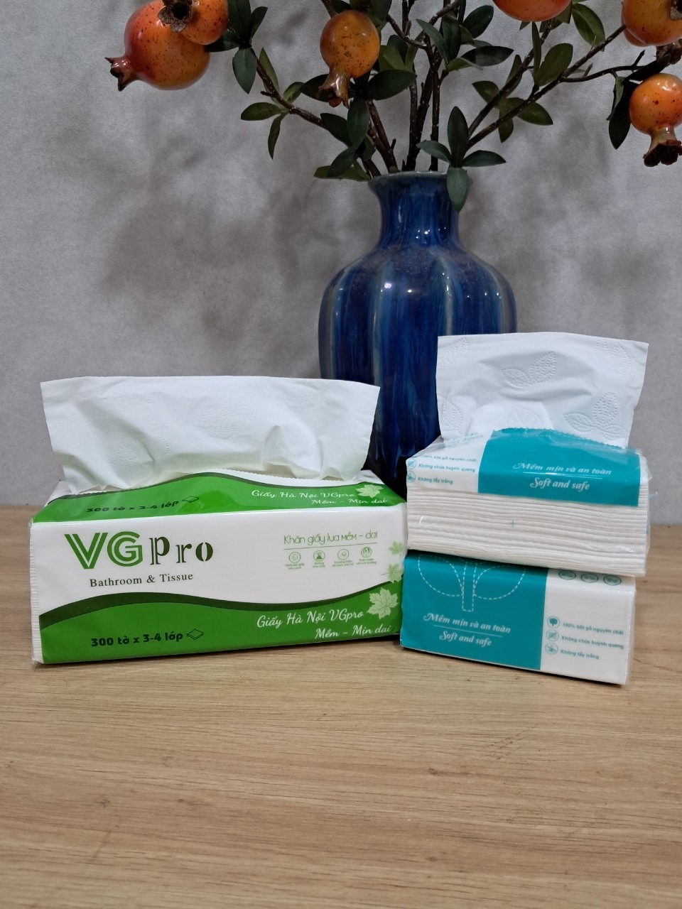 Giấy ăn Hà Nội VG Pro 4 lớp