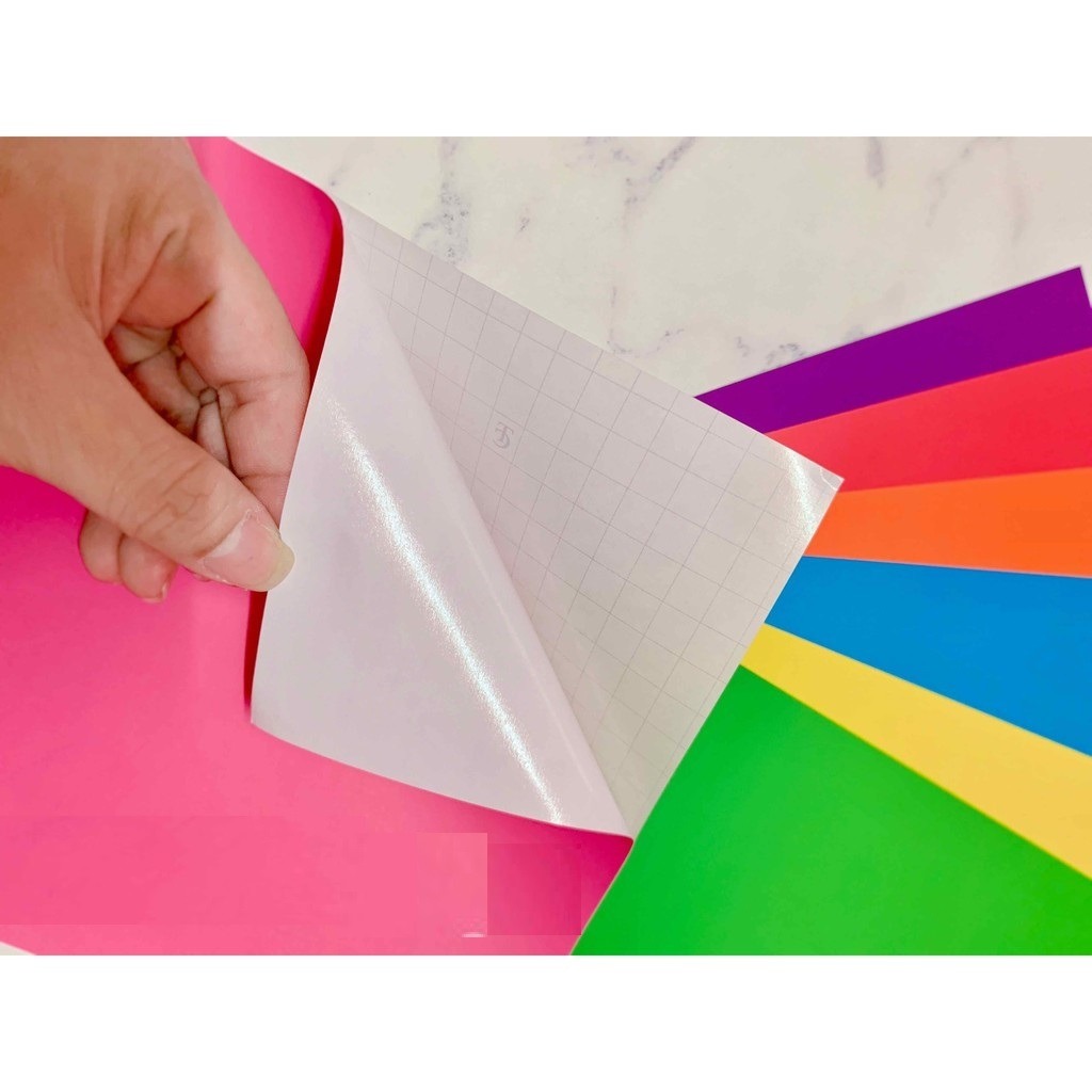 Giấy thủ công màu có keo khổ lớn