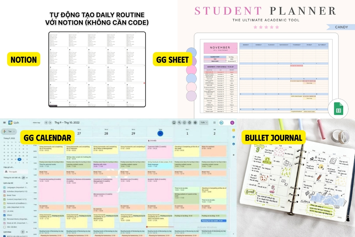 Các công cụ miễn phí giúp xây dựng kế hoạch cá nhân hóa học tập