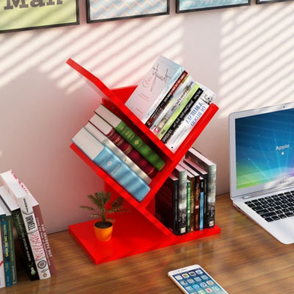 Kệ sách mini hình xương cá Amanda