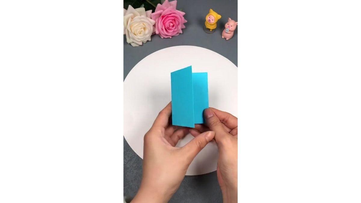 Gấp giấy bìa sổ note