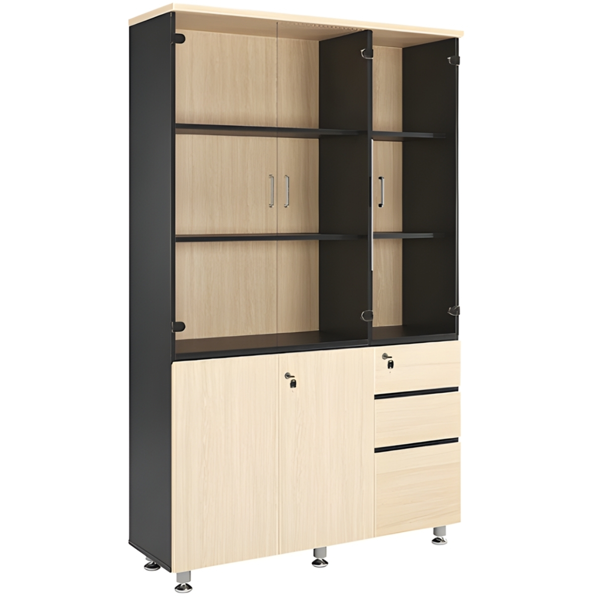 Tủ LE1960 3G4D MFC phủ melamine