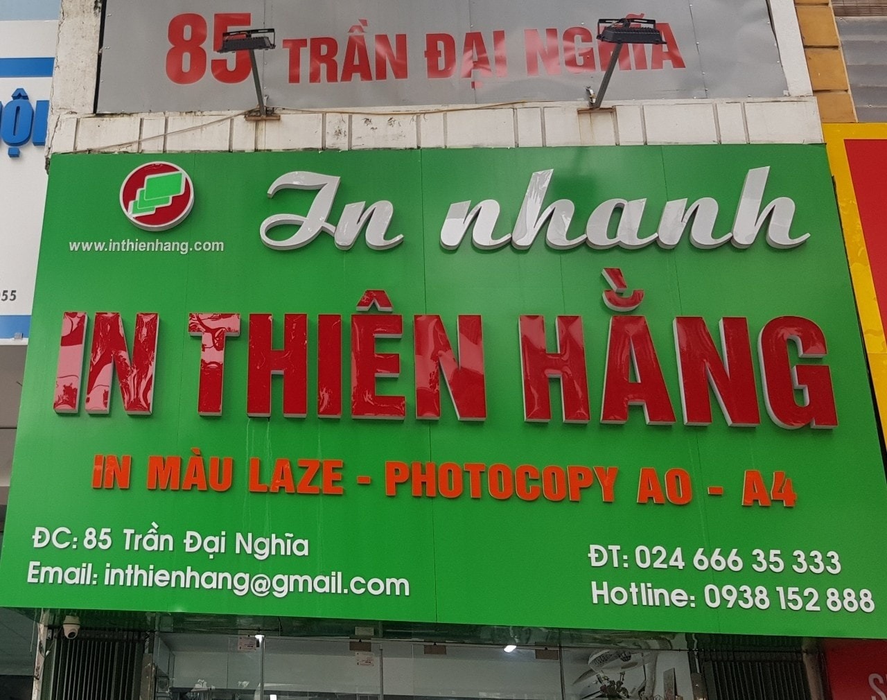 Dịch vụ in màu Thiên Hằng chuyên nghiệp