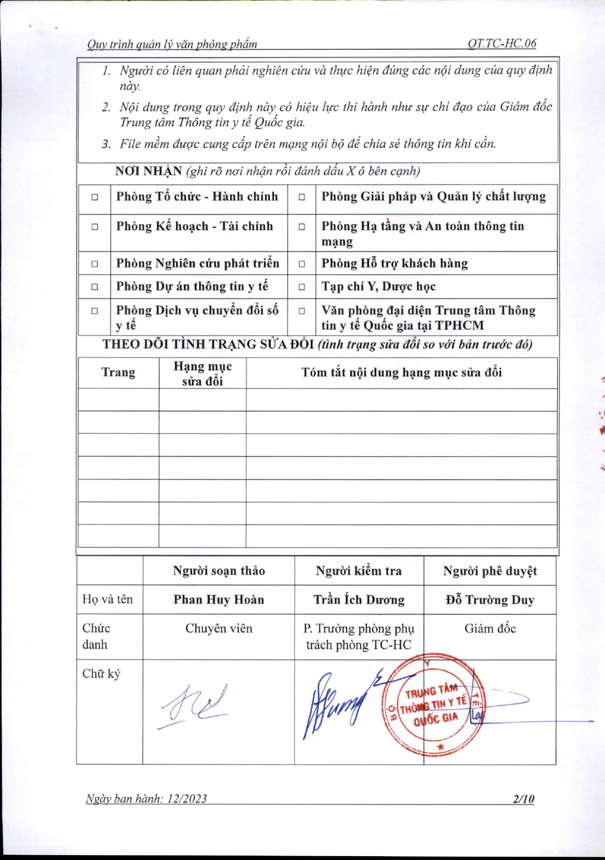 Quy trình quản lý, phê duyệt mua văn phòng phẩm nhiều cấp